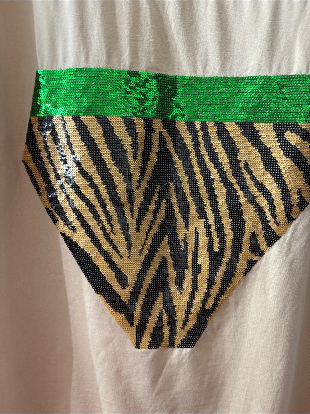 Queen of Sparkles Tiger Colorblock Bikini Dress - Picture 8 of 11